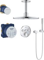 Grohe Grohtherm Smartcontrol 310 Perfect inbouw regendoucheset met 3 straalsoorten en plafondaansluiting Ø31cm chroom - thumbnail
