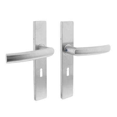 Intersteel DeurklinkBlok rechthoekig sleutel 56mm RVS - 0035.132724