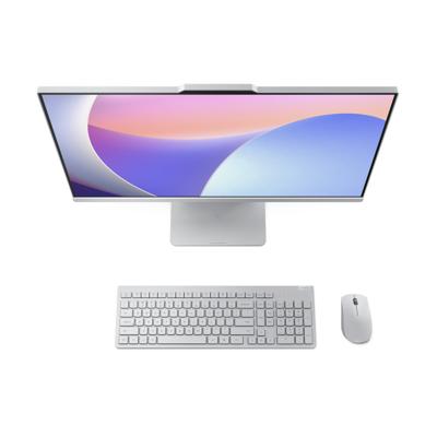 Lenovo IdeaCentre AIO 27ARR9 All-in-One pc | Geen Windows - 27" FHD - Ryzen 5-7535HS - 16 GB RAM - 512 GB opslag - Draadloos toetsenbord en muis