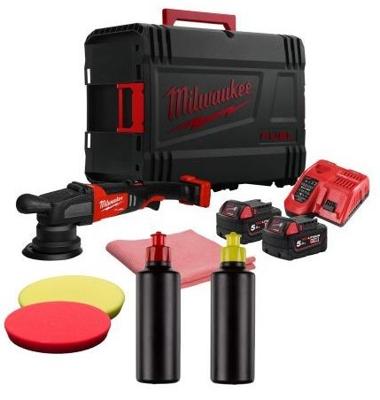 Milwaukee M18 FROP15-502X KIT | Accu Excentrische Polijstmachine | 2 x 5.0 Ah Accu + snellader |Incl. accessoires | In HD-box - 4933492352 4933492352 Milwaukee M18 FROP15-502X KIT | Accu Excentrische Polijstmachine | 2 x 5.0 Ah Accu + snellader |Incl. accessoires | In HD-box - 4933492352 4933492352