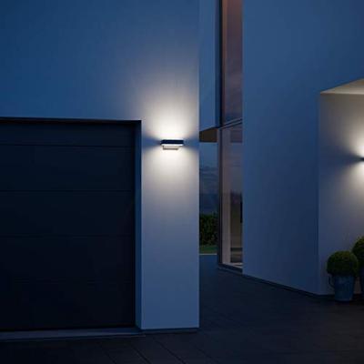 Steinel LED AUSSENLEUCHTE L 810 SC ANT 065706 LED-buitenlamp met bewegingsmelder (wand) LED Zonder 9.8 W Antraciet-grijs - thumbnail