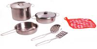 Johntoy home & kitchen pannenset, 8dlg. - thumbnail
