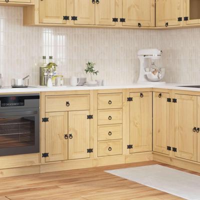 Kast met lade Honing 40 x 46 x 81,5 cm Massief grenenhout Kast met lade Honing 40 x 46 x 81,5 cm Massief grenenhout