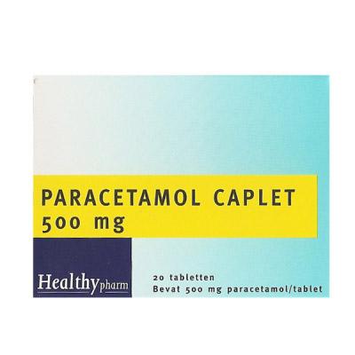 Healthypharm Paracetamol caplet 500 20 Tabletten