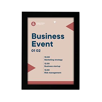 Europel zelfklevend kader ft A5, zwart, pak van 2 stuks Europel zelfklevend kader ft A5, zwart, pak van 2 stuks