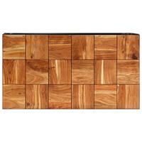 Salontafel 110x40x60 cm massief acaciahout en staal - thumbnail