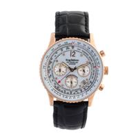 Krug Baumen 400702DS Air Traveller Diamond Heren Horloge 40mm - thumbnail