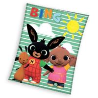 Bing Coral fleece deken- 110 x 150 cm - thumbnail