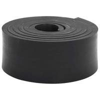 VidaXL Rubberen rand voor sneeuwploeg 300x8x1 cm zwart - thumbnail