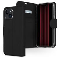 Accezz Wallet Softcase Bookcase iPhone 15 Telefoonhoesje Zwart - thumbnail