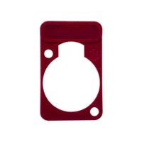 Neutrik DSS2 chassisdeel plaatje rood - thumbnail