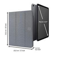Tucano Up Plus Book case Donkergrijs Tabletcover - thumbnail