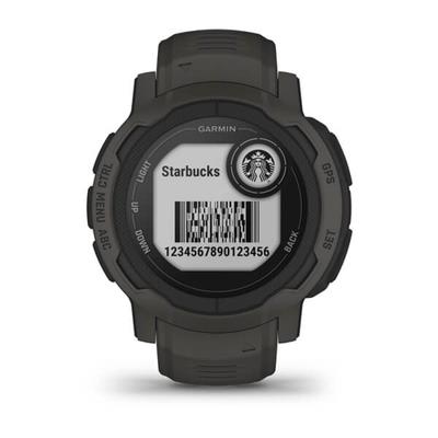 Smartwatch GARMIN Instinct 2 45 mm 0,9" Zwart Grafiet Donker grijs - thumbnail