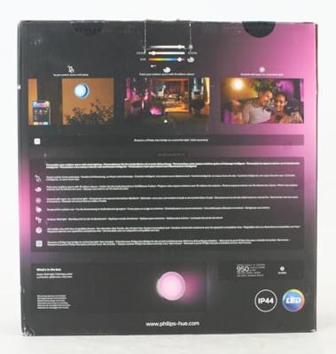 Hue Daylo muurlamp wit en gekleurd licht roestvrij staal verlichting Philips - Philips