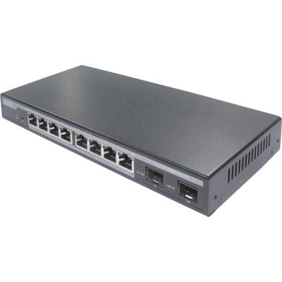 Digitus DN-95344 DN-95344 Netwerk switch 8 + 2 poorten 10 / 100 / 1000 MBit/s