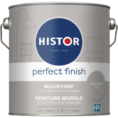 Histor Perfect Finish Muurverf Mat - Clockwork Toy - 2,5 liter