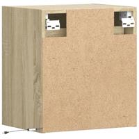Tv-wandmeubels met LED 2 st 41x31x45 cm sonoma eikenkleurig - thumbnail