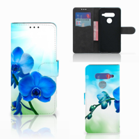LG V40 Thinq Hoesje Orchidee Blauw - Cadeau voor je Moeder - thumbnail
