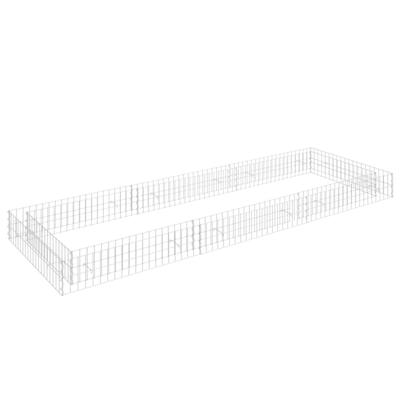 VidaXL Gabion plantenbak verhoogd 300x100x20 cm gegalvaniseerd staal VidaXL Gabion plantenbak verhoogd 300x100x20 cm gegalvaniseerd staal