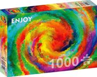 Colorful Gradient Swirl Puzzel 1000 Stukjes - thumbnail