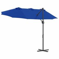 VidaXL Parasol azurblauw 372 x 198 x 243 cm polyester en aluminium - thumbnail