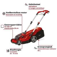 Einhell RASARRO Kit 4.0 Ah - Accu Grasmaaier | 38 cm | 450 m2 | Incl. 2 x 4.0 Ah accu + duolader - 3413180 3413180 - thumbnail