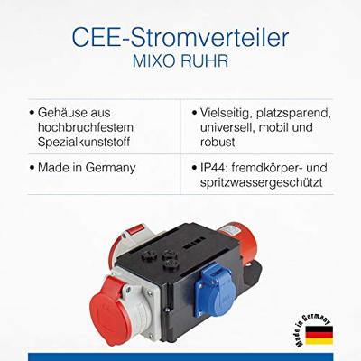 AS Schwabe MIXO Adapter RUHR 60833 CEE-stroomverdeler 400 V 32 A