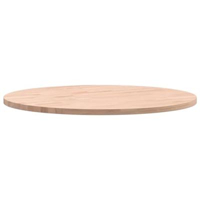 Tafelblad rond 50x1,5 cm massief beukenhout