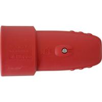 N & L 17132 Koppeling met randaarde Rubber 230 V Rood IP20 - thumbnail