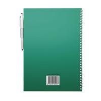 MOYU Uitwisbaar notitieboek - hardcover a4 - forest green - thumbnail