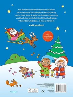 Deltas Kleur en stickerboek Kerstliedjes