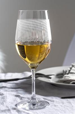 Leonardo Casella Wijnglazen met print, per 6