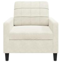 Fauteuil 60 cm fluweel crmekleurig - thumbnail