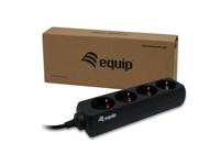 Equip stekkerdoos voor UPS 4-voudig Euro Schukon zwart - thumbnail