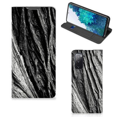 Book Wallet Case Samsung Galaxy S20 FE Boomschors Grijs Book Wallet Case Samsung Galaxy S20 FE Boomschors Grijs