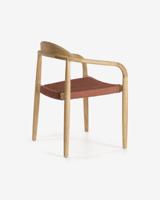 Kave Home Tuin / Eetkamerstoel 'Nina', kleur Terracotta - thumbnail