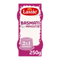 Lassie Minuutje Basmatirijst 2x125g bij Jumbo - thumbnail