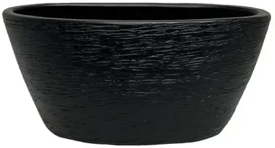 HS schaal ovaal Osaka 29x15x14cm zwart HS schaal ovaal Osaka 29x15x14cm zwart