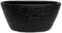 HS schaal ovaal Osaka 29x15x14cm zwart - thumbnail