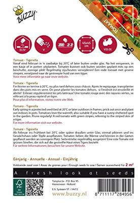 Zaden Pomodori Tigerella Buzzy - Buzzy