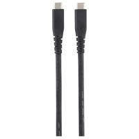 Renkforce USB-C-kabel USB 4.0 USB-C 0.50 m Zwart TPE-mantel RF-6662038 - thumbnail