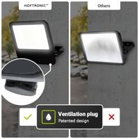 Luxor V2 LED Breedstraler - 100 Watt 16000 lumen - 160lm/W - IP65 waterdicht - 4000K neutraal wit licht - 5 jaar garantie - thumbnail
