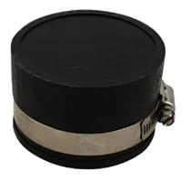 Flexibele rubber eindkap 75mm - thumbnail