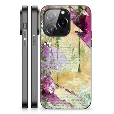 Kleurrijke Telefoonhoesje iPhone 14 Pro Letter Painting
