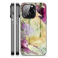 Kleurrijke Telefoonhoesje iPhone 14 Pro Letter Painting - thumbnail