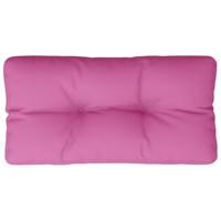 VidaXL Palletkussen 80x40x12 cm stof roze - thumbnail