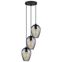 Eglo Vintage hanglampNewtown Disk 3-lichts 38cm zwart - 49479 - thumbnail