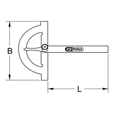 KS Tools 300.0640 3000640 Hoekmeter