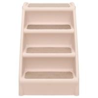 VidaXL Hondentrap inklapbaar 62x40x49,5 cm crème - thumbnail