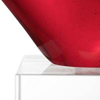 Leonardo Sculptuur hart rood 23 cm - thumbnail